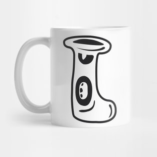 Black sock Mug